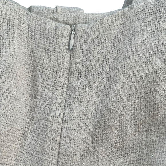 IRO Yasmina White/silver Asymmetrical Cutout
Mini Dress size 6 - Picture 6 of 10